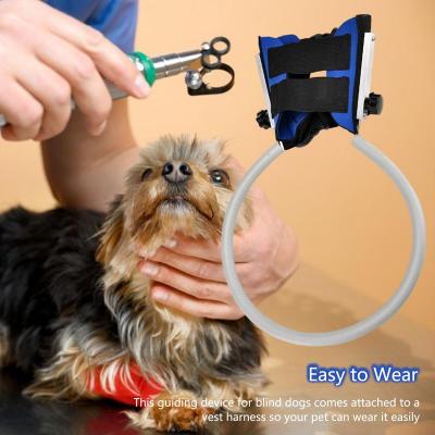 Blind Dog Anti-Collision Collar เสื้อกั๊กป้องกันแหวน Blind Dog Guideing Harness Dog Guide Training Behavior Aids Supplies