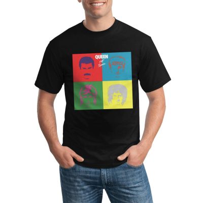 Trendy Soft Printed Funny Tshirt Queen Hot Space Album Cover Logo Various Colors Available