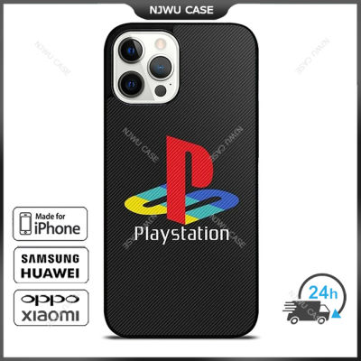 Playstation Ps Carbon Phone Case for iPhone 14 Pro Max / iPhone 13 Pro Max / iPhone 12 Pro Max / XS Max / Samsung Galaxy Note 10 Plus / S22 Ultra / S21 Plus Anti-fall Protective Case Cover