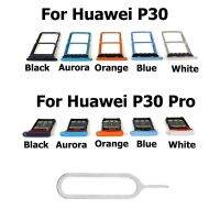 ใหม่สำหรับ Huawei P30ยึดสล็อตถาดใส่ซิมสำหรับ P30การ์ด SD มืออาชีพที่ใส่ถาดตัวเชื่อมต่อคอนเน็กเตอร์อะไหล่ซ่อม