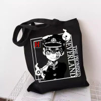 Harajuku womens handbag Hanako-kun Anime Cartoon Print Ulzzang Goth Punk Vintage Canvas Bag Japanese Fashion Shopper Canvas Bag