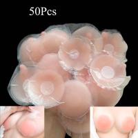50Pcs Silicone Nipple Cover Reusable Sticker Adhesive Invisible Lift Up Bra Pasty Chest Women Breast Petals Wholesale Bras