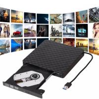 Universal USB 3.0 External DVD Burner optical drive Ultra-thin portable Writer Recorder CDDVD player ROM Player for Notebook