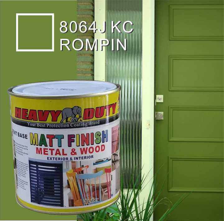 8064J ( MATT FINISH HEAVY DUTY ) 1L (FREE 1.5" BRUSH ) HIGH ENAMEL