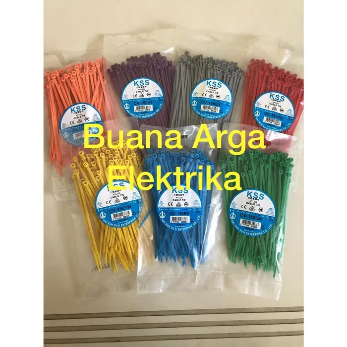 Kabel ties warna KSS CV 150/ nylon/ cable tie KSS CV 150 ORIGINAL/15cm
