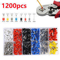 1200pcs Wire Crimp Connector Cable Cord Pin End Bootlace Ferrule Terminal Kits Electrical Connectors