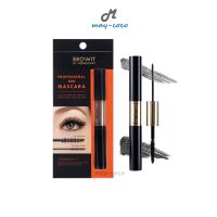 ถูก/แท้/ส่งฟรี มาสคาร่า น้องฉัตร Browit Professional Duo Mascara 4+4G Nongchat ขนตางอน ปัดขนตา กันน้ำ ขนตายาว ขนตาเด้ง