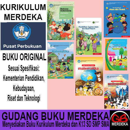 Buku Paket Siswa Kurikulum Merdeka K21 Kelas 4 SD/MI B.indonesia, B ...