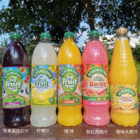 สหราชอาณาจักรโรบินสันน้ำส้มปราศจากน้ำตาล/น้ำมะนาว/น้ำเกรพฟรุต Robinsons Real Fruit Juice