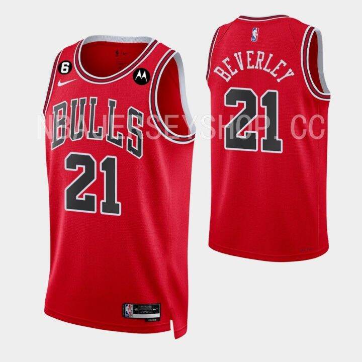 2022-23 New Original NBA Chicago Bulls #21 Patrick Beverley Jersey
