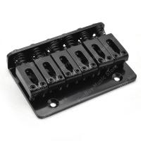 ‘【；】 6 Saddle Hardtail Bridge Top Load 65MM Electric Guitar Bridge With Screws Heavy Guitar Accessories