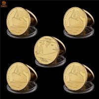 5Pcs/Lot Titanic Shipwreck Anniversary Memory Of RMS Victim Euro Gold Commemorative Coin Collectibles