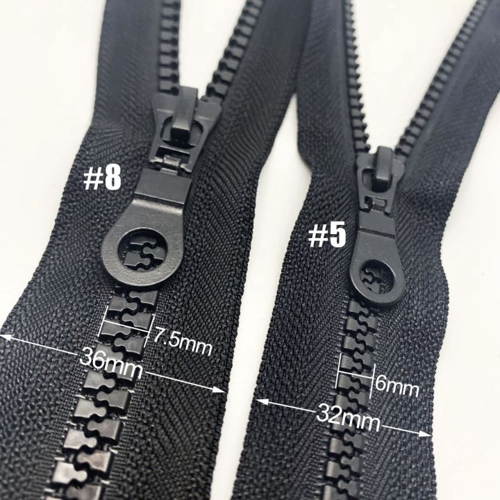 5-100pcs-5-8-resin-zipper-head-auto-lock-for-resin-zippers-slider-zip-repari-kit-diy-bags-garment-sewing-accessories