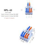 【】 yaoping SPL-42/62ฝาครอบกันฝุ่นเทอร์มินัลสายตัวแยกขนาดกะทัดรัดฝาครอบกันฝุ่นขั้วต่อสกรูตัวเชื่อมต่อยึด