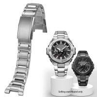 Notched สำหรับ Casio Steel Heart G-SHOCK Series GST-B500D/AD Series ดัดแปลงโลหะสายนาฬิกาสร้อยข้อมือผู้ชาย