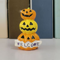 Halloween Miniature Pumpkin Figurines with Durable Non-Toxic Material for Halloween Party Decoration