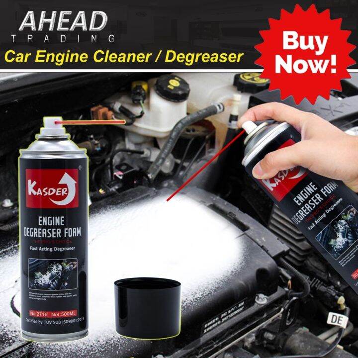 KASDER Engine Degreaser 500ml Oil and Grease Remover for any car engine