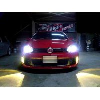 สำหรับ VW GOLF 2008-2013 MK6หลอดไฟคู่ H7 LED ไฟหน้าลำแสงต่ำ80W 6000K สีขาว