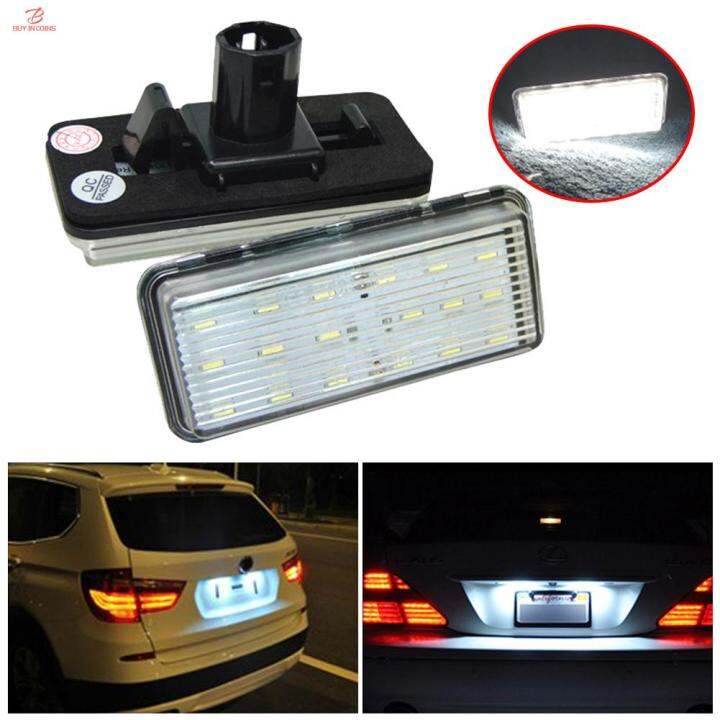 BC 2Pcs Car Number License Plate Light Error Free LED Assembly For