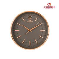 DOGENI นาฬิกาแขวน โดเกนี่ รุ่น WNP018SL/RG สีเงิน/สีโรสโกลด์ ขนาด : Ø33.0 x หนา 5.1ซม. Wall Clock