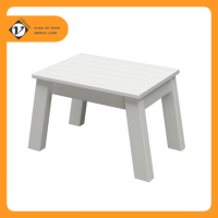 Vilann โต๊ะสนาม uPVC รุ่น MINI SIDE TABLE สีขาว ขนาดกว้าง 72 ลึก 46 สูง 44 ซม.