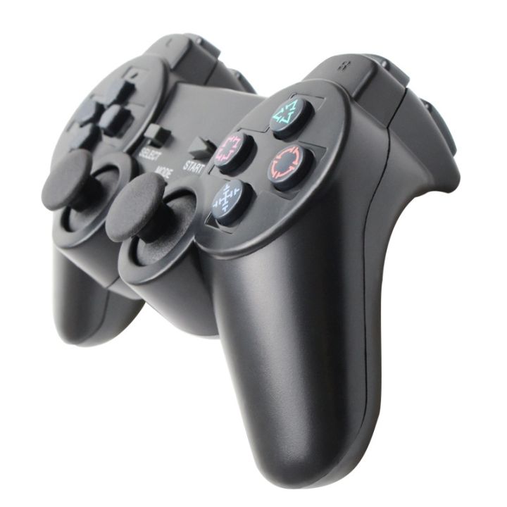 dt-hot-transparent-color-gamepads-controller-ps2-video-game-console-with-2-4g-receiver