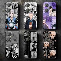 【นานาโกะอิเล็กทรอนิกส์】Tokyo Revengers เคสโทรศัพท์อนิเมะ P30 P40 P50 Huawei P20 Lite 5G Nova Plus 9 SE Pro 5T Y9S Y9ที่ครอบสีดำชั้นหนึ่ง