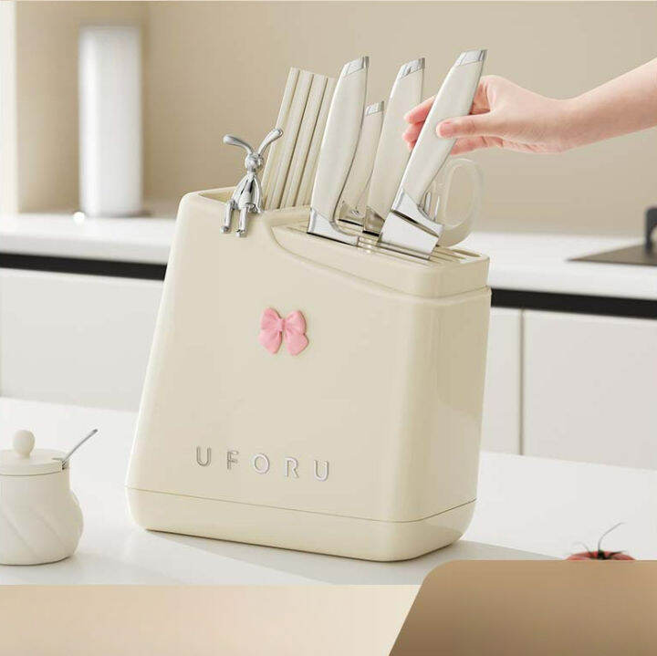 SXH ที่วางอเนกประสงค์เกรดอาหารในห้องครัวที่วางแบบบูรณาการชุดมีดทำครัว ...