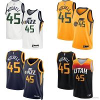 ยอดนิยม Si เสื้อกีฬาแขนกุด ลายทีม NBA Jersey Utah Jazz No.45 Mitchell Classic พลัสไซซ์ 2022