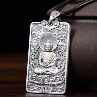 ZZOOI RJ The Life Buddha 12 Chinese Zodiac Pendant for Men and Women Large Sun Tathagata Void Hidden Necklace Pendants and Necklaces