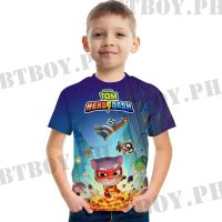 My Talking Tom T-Shirt For Kids Cartoon Shirt Fashion 3-13 Years Old Boys Girls Tees