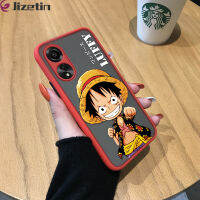 Jizetin OPPO A78 4G เคสลายการ์ตูนอนิเมะมีน้ำค้างแข็งโปร่งใสเด็กผู้ชายเคสป้องกันกล้องคลุมทั้งหมดเคสใส่โทรศัพท์แข็ง