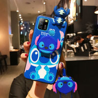 เคสโทรศัพท์มือถือ แบบนิ่ม ลายการ์ตูน Stitch พร้อมสายคล้อง สําหรับ Infinix Smart 5 QC7311537