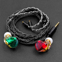 FDBRO Resin 3.5mm HiFi Monitor MMCX Wire Earphones Dynamic In Ear Headphones