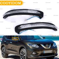 Newprodectscoming Car Front For Nissan X-Trail T32 Qashqai J11 Turn Signal Light Rear Mirror Indicator Mirror Indicator Lens LED Signal Lamp