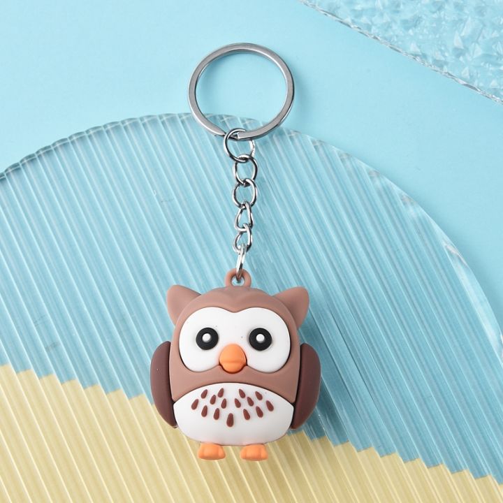 new-keychain-creative-owl-cute-animal-key-pendant-student-gift-party-birthday-gifts-for-children-bag-charms