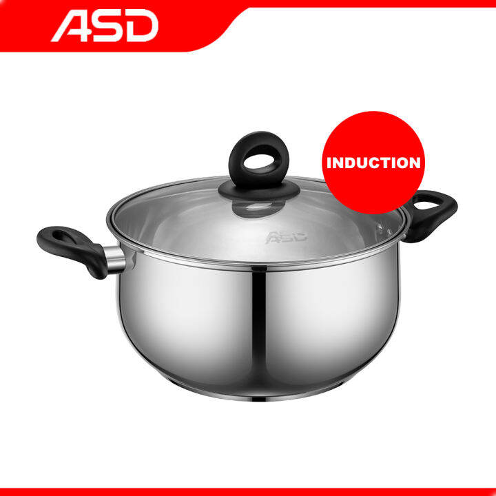 ASD Stainless Steel Induction Casserole Lazada PH