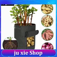 JuXie store 10 Gallon Garden Grow Bags Flower Vegetable Aeration Planting Pot Container Fruit Plants Growing Planter Pouch Handles