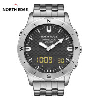 NORTH EDGE (Snow Leopard) เพิ่งเปิดตัวในเดือนกันยายน2022,กันน้ำ50เมตร,ความสูง,ความดันอากาศ,เข็มทิศ,นาฬิกาจับเวลา,นาฬิกาผู้ชาย [นาฬิกากีฬากลางแจ้งมืออาชีพ]