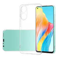 สำหรับ A78 Oppo 4G 6.43 "TPU นิ่มโปร่งใสคริสตัลแบบบางฝาหลังเคสป้องกันกล้องผิวการป้องกัน