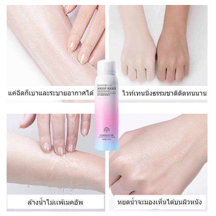 พร้อมส่ง-สเปรย์-กันแดด-ยอดฮิต-สเปรย์กันแดด-ปรับผิวขาว-ใส-ยอดฮิต-ผลิตภัณฑ์บำรุงผิว-spray-sunscreen