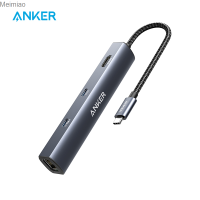 Anker USB C ฮับ Powerขยาย6-In-1ฮับอีเทอร์เน็ต USB C PD พร้อมส่งพลังงาน65W 4K HDMI 1Gbps อีเทอร์เน็ต2 USB 3.0พอร์ตข้อมูล Meimiao