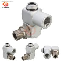 ™ Universal 360 Rotating 1/4 quot; BSP Air Hose Connector Adapter Flow Aluminum Tool Threaded Joint Pneumatic Parts