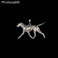 Lovers Dalmatian Movement Pendants Alloy Cutout Dog Pendants