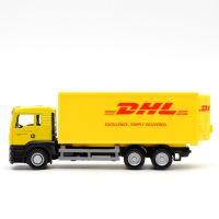 Yufeng RMZ CITY Mann MAN DHL Transporter Auized Alloy Car Model 1: 64 Boys Children Sliding Toy Decoration Collection Gift Ornaments