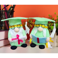 Graduation Season Decoration Party Ornaments Dwarf Plush Faceless Hat Doll Plush Students Classic Graduation Gift Kawaii Decor