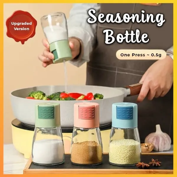 Glass Salt Dispenser 0.5g Pepper Shaker Spice Sugar Seasoning