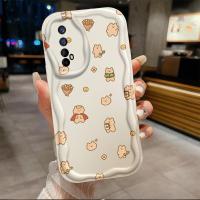 เคสสำหรับ REALME 7 NARZO 20 Pro/ 7 Pro/ 7 4G ลายหมีไอศกรีมสาวน่ารักนิ่มเคสเคสโทรศัพท์