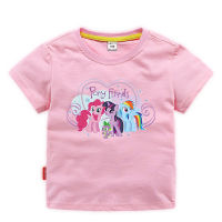 Rainbow Ponys แขนสั้น Lesure BaBy Lesure Tshirt กับ Light ชายหญิงฤดูร้อน100% Cotton Kid S Tops