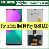 X688เดิมสำหรับ Infinix หน้าจอ LCD 10 Play 6.82 "อะไหล่ประกอบดิจิไทเซอร์หน้าจอสัมผัส X688C X688B LCD